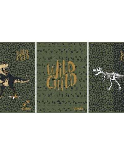 ΤΕΤΡΑΔΙΑ ΡΙΓΕ STREET DINOSAUR A5 54φυλ. (80gr)