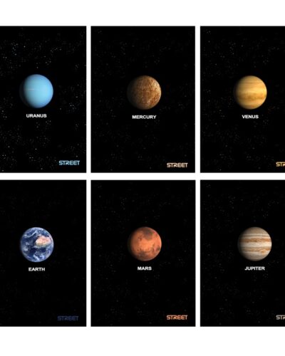 ΤΕΤΡΑΔΙΑ ΡΙΓΕ STREET PLANETS A4 54φυλ. (80gr)