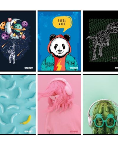 ΤΕΤΡΑΔΙΑ ΡΙΓΕ STREET YOUNG  A4 80φυλ. (80gr)