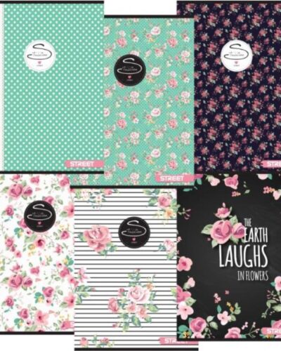 ΤΕΤΡΑΔΙΑ ΡΙΓΕ STREET FLOWERS A5 54φυλ. (80gr)