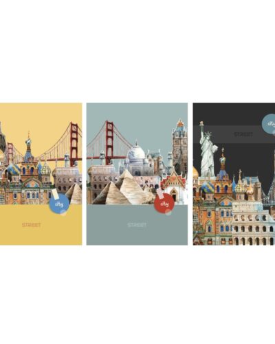 ΤΕΤΡΑΔΙΑ ΡΙΓΕ STREET CITY BREAK A4 42φυλ. (80gr)