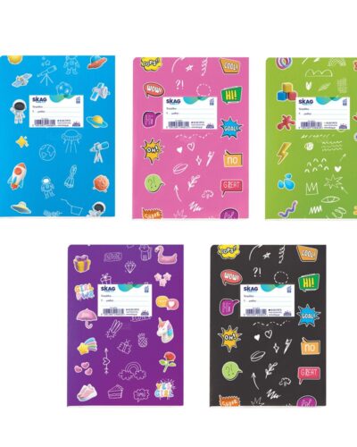 ΤΕΤΡΑΔΙΑ SKAG SUPER 17χ25 Φ.50 ΣΧΕΔΙΑ FANCY ΧΡΩΜΑΤΑ