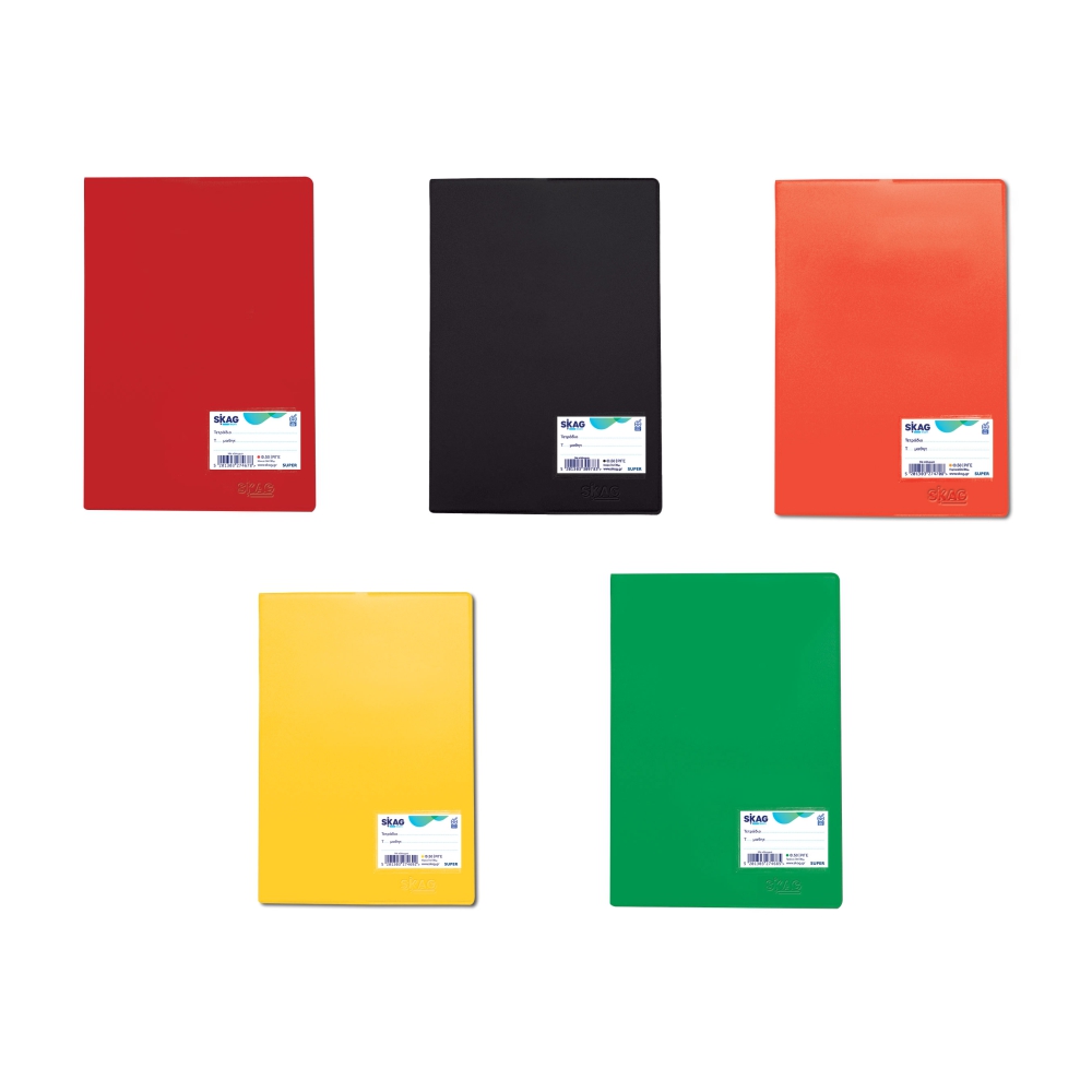 ΤΕΤΡΑΔΙΑ SKAG ΕΞΗΓΗΣΕΙΣ ΠΛΑΣΤΙΚΕΣ Α4 Φ.50 ΡΙΓΕ ΧΡΩΜΑΤΙΣΤΕΣ