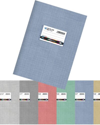 ΤΕΤΡΑΔΙΑ SALKO ΚΑΡΦΙΤΣΑ COLORLINE Α4 ΡΙΓΕ Φ.40