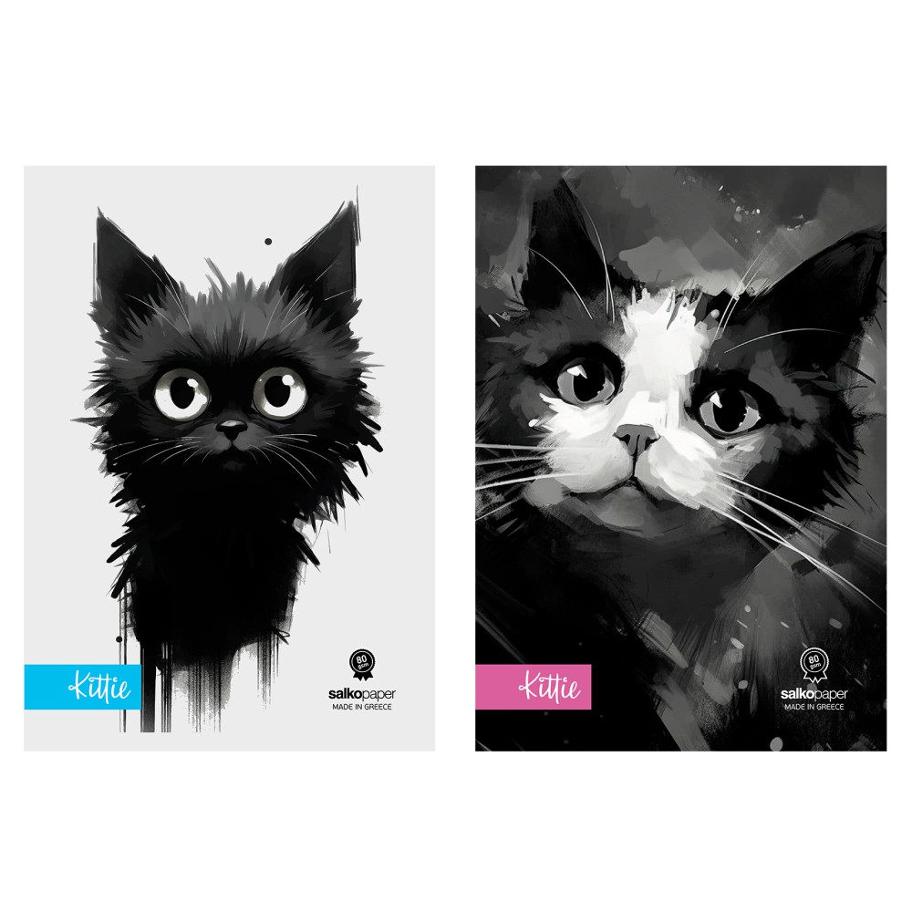 ΤΕΤΡΑΔΙΑ SALKO ΚΑΡΦΙΤΣΑ 17Χ25 Φ.40 KITTIE