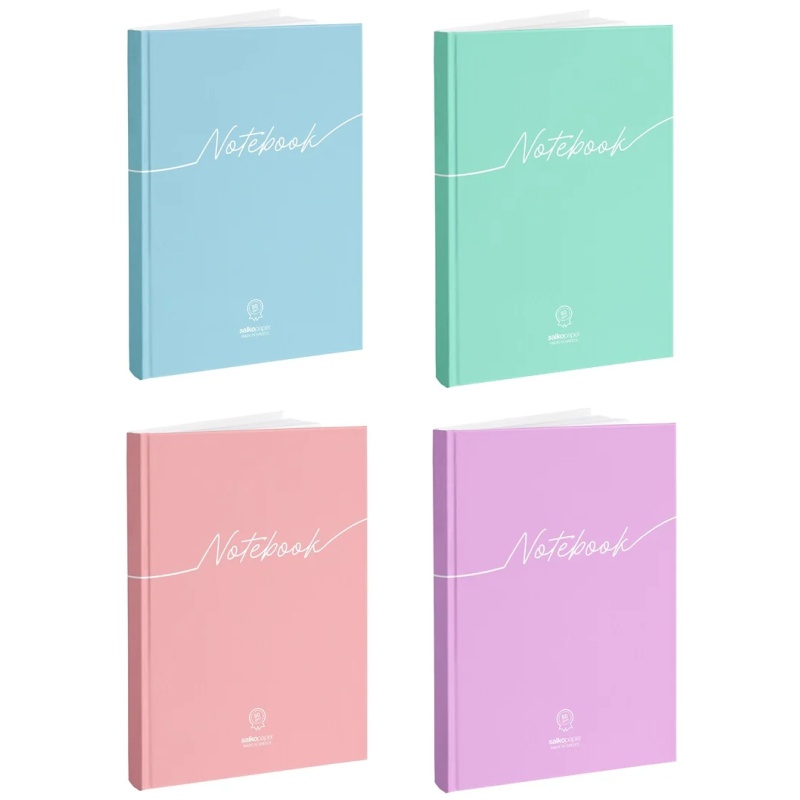 ΤΕΤΡΑΔΙΑ SALKO ΔΕΜΕΝΑ NOTEBOOK ΡΙΓΕ 17×25 3ΘΕΜ. (96φυλ.)