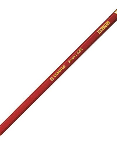 Stabilo Swano 4906 Μολύβι HB με Γόμα Κόκκινο