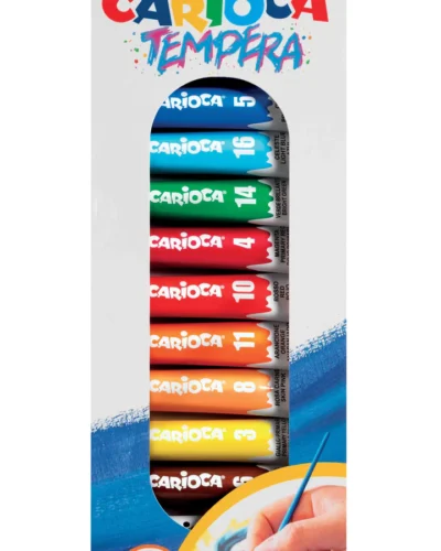 ΤΕΜΠΕΡΕΣ CARIOCA 12 ml ΣΕΤ 12χρωμ.