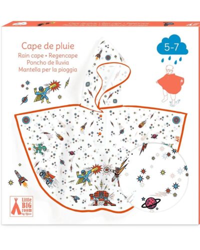 Djeco Αδιάβροχη κάπα 'Σούπερ ήρωες'