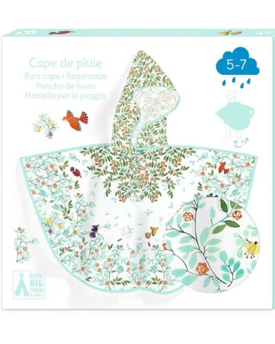 Djeco Αδιάβροχη κάπα 'Σπάνια πουλιά'