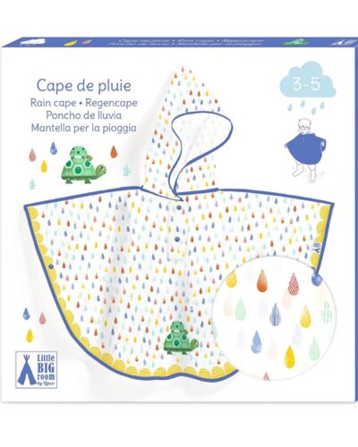 Djeco Αδιάβροχη κάπα 'Χελώνα'