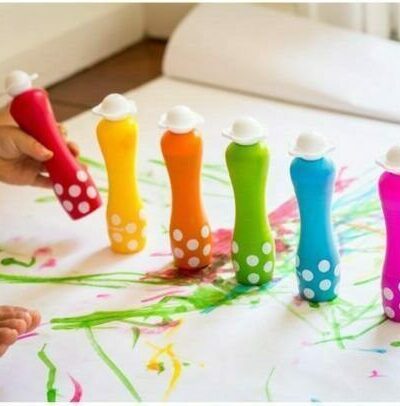 Djeco Πομ-Πομ Μαρκαδόροι Ζωγραφικής Χονδροί σε 6 Χρώματα