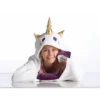 KANGURU Unicorn blanket Hooded cape with paw gloves