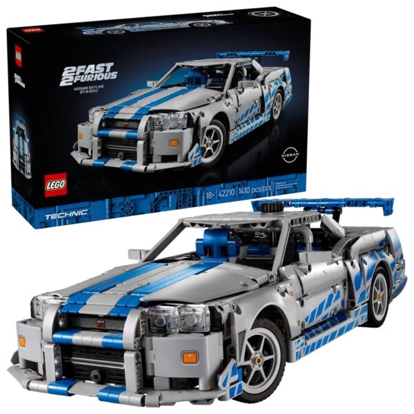 LEGO 2 Fast 2 Furious Nissan Skyline GT R (R34) Car (42210)