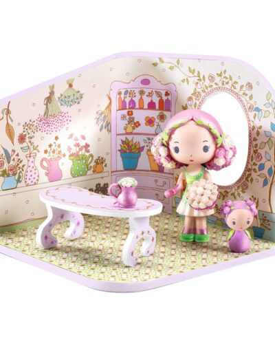 Djeco Tinyly Το ανθοπωλείο της Rosalie (περιλαμβάνει τις φιγούρες)