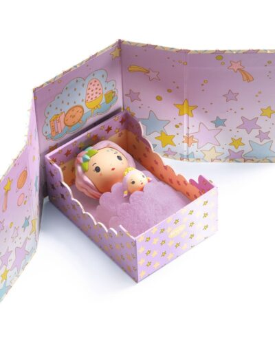 Djeco Φιγούρα Tinyly με Κουτάκι-Υπνοδωμάτιο "Violet"