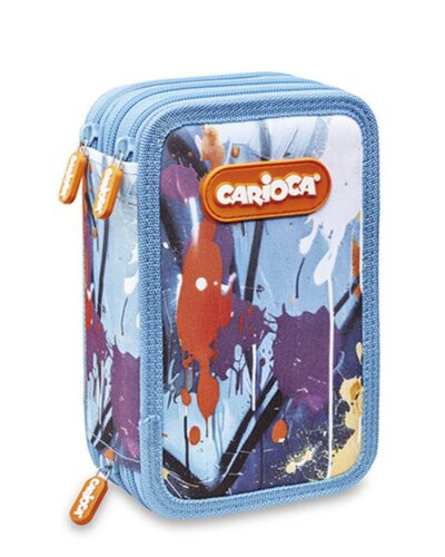 ΚΑΣΕΤΙΝΑ CARIOCA ΓΕΜΑΤΗ SPRAY 3 ZIP ΒLUE