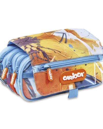 ΚΑΣΕΤΙΝΑ CARIOCA ΒΑΡΕΛΑΚΙ SPRAY 3 ZIP BLUE