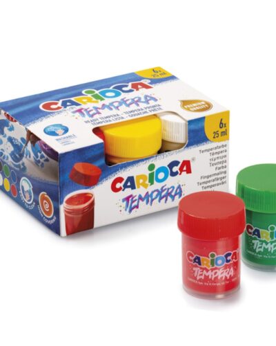 ΤΕΜΠΕΡΕΣ CARIOCA ΣΕΤ ΒΑΖΑΚΙ 6/25ml
