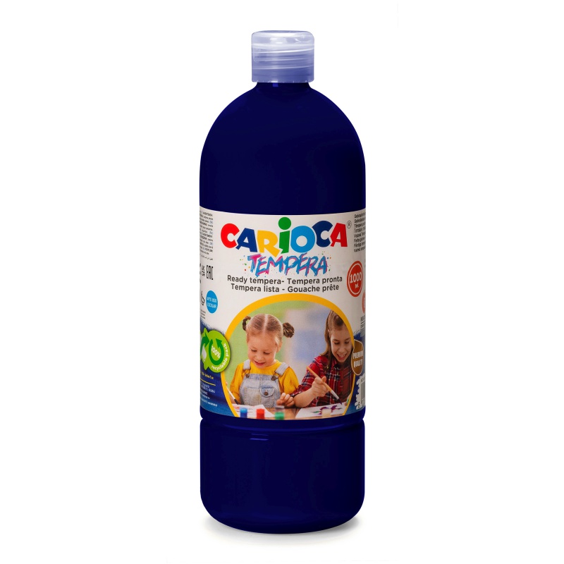 ΤΕΜΠΕΡΑ CARIOCA ΜΠΟΥΚΑΛΙ 1 lt DARK BLUE