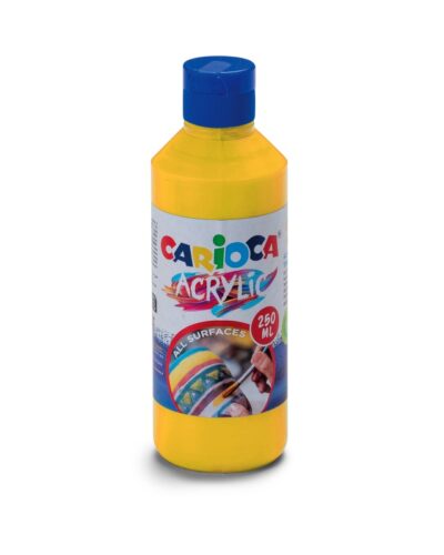 ΧΡΩΜΑΤΑ ΑΚΡΥΛΙΚΑ CARIOCA ΜΠΟΥΚΑΛΙ 250ml PRIMARY YELLOW