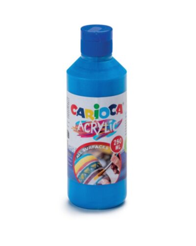 ΧΡΩΜΑΤΑ ΑΚΡΥΛΙΚΑ CARIOCA ΜΠΟΥΚΑΛΙ 250ml PRIMARY BLUE