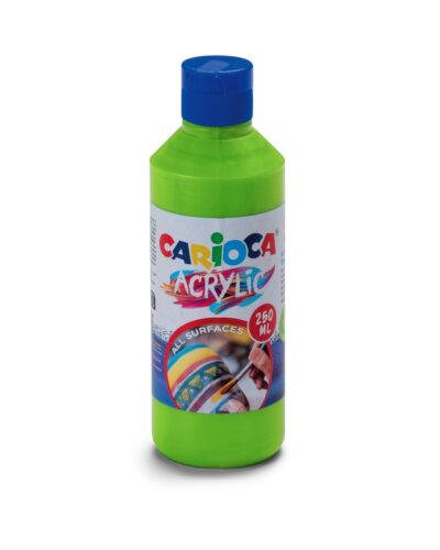 ΧΡΩΜΑΤΑ ΑΚΡΥΛΙΚΑ CARIOCA ΜΠΟΥΚΑΛΙ 250ml BRIGHT GREEN