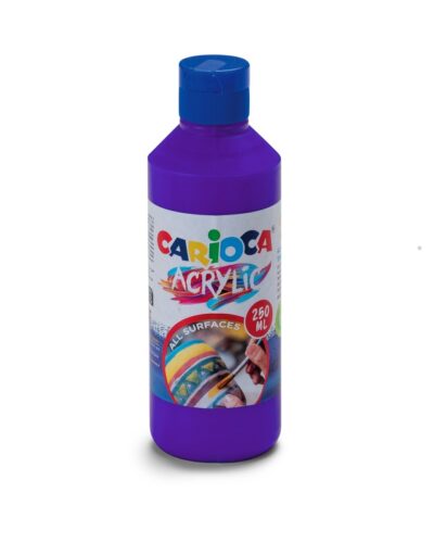 ΧΡΩΜΑΤΑ ΑΚΡΥΛΙΚΑ CARIOCA ΜΠΟΥΚΑΛΙ 250ml VIOLET