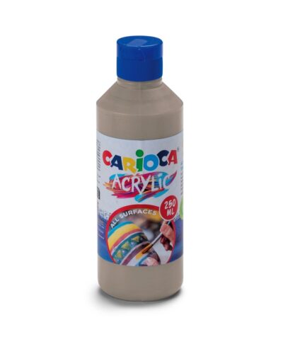 ΧΡΩΜΑΤΑ ΑΚΡΥΛΙΚΑ CARIOCA ΜΠΟΥΚΑΛΙ 250ml SILVER