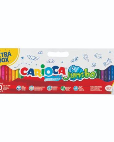 ΜΑΡΚΑΔΟΡΟΙ CARIOCA ΣΕΤ JUMBO 40 χρωμ.