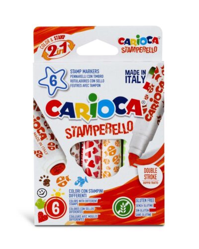ΜΑΡΚΑΔΟΡΟΙ CARIOCA STAMPERELLO 6 χρωμ.