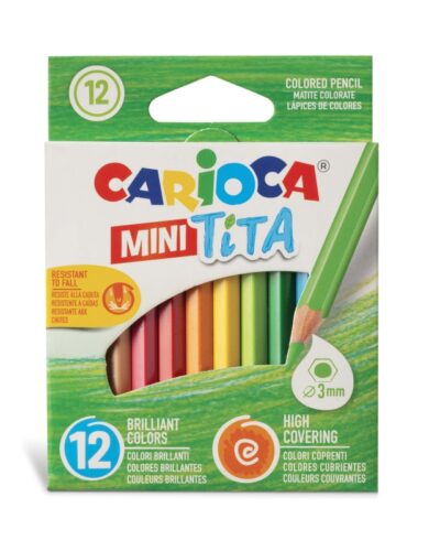 ΚΡΑΓΙΟΝ ΧΡΩΜΑΤΙΣΤΑ CARIOCA ΤΙΤΑ 12 χρωμ. κοντά