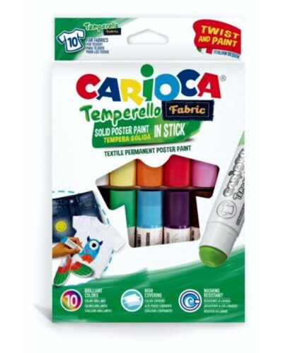 ΜΑΡΚΑΔΟΡΟΙ CARIOCA TEMPERELLO FABRIC 10 χρωμ.