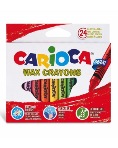 ΚΡΑΓΙΟΝ ΚΕΡΙΝΑ CARIOCA JUMBO 24 χρωμ.