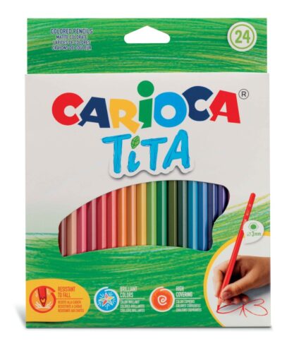 ΚΡΑΓΙΟΝ ΧΡΩΜΑΤΙΣΤΑ CARIOCA ΤΙΤΑ 24 χρωμ.