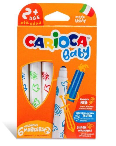 ΜΑΡΚΑΔΟΡΟΙ CARIOCA BABY JUMBO 2+ 6 χρωμ.