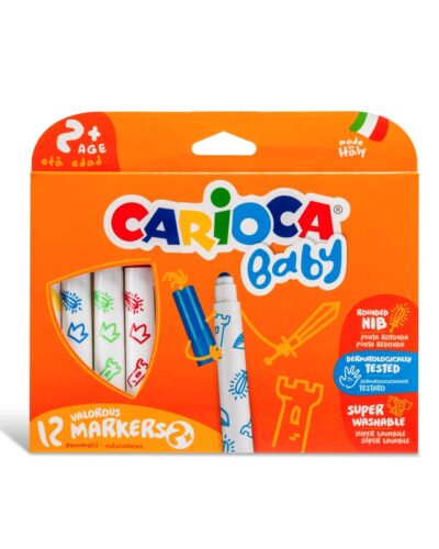 ΜΑΡΚΑΔΟΡΟΙ CARIOCA BABY JUMBO 2+ 12 χρωμ.