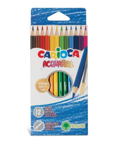 ΚΡΑΓΙΟΝ ΞΥΛINA CARIOCA ΑΚΟΥΑΡΕΛΛΑΣ 12 χρωμ.