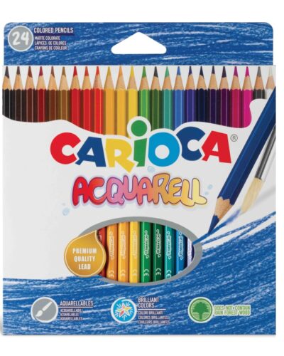 ΚΡΑΓΙΟΝ ΞΥΛINA CARIOCA ΑΚΟΥΑΡΕΛΛΑΣ 24 χρωμ.