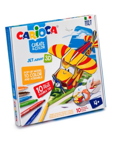 ΣΕΤ ΖΩΓΡΑΦΙΚΗΣ CARIOCA ΧΑΡΤΟΚΟΠΤΙΚΗ CREATE & COLOR JET JUNIOR