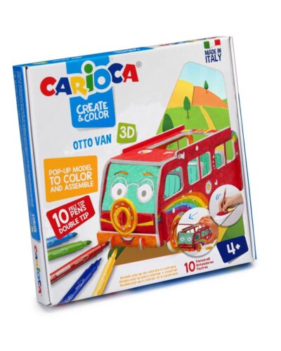 ΣΕΤ ΖΩΓΡΑΦΙΚΗΣ CARIOCA ΧΑΡΤΟΚΟΠΤΙΚΗ CREATE & COLOR OTTO VAN