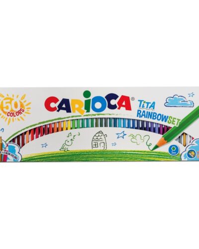 ΚΡΑΓΙΟΝ ΧΡΩΜΑΤΙΣΤΑ CARIOCA ΤΙΤΑ RAINBOW SET 50χρωμ.
