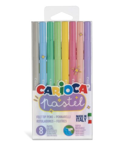 ΜΑΡΚΑΔΟΡΟΙ CARIOCA PASTEL 8 χρωμ.