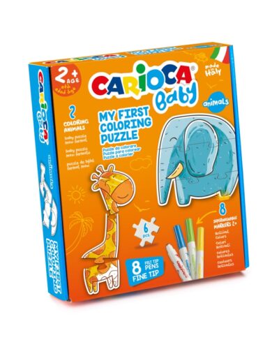 ΣΕΤ ΖΩΓΡΑΦΙΚΗΣ CARIOCA BABY COLORING PUZZLE ANIMALS