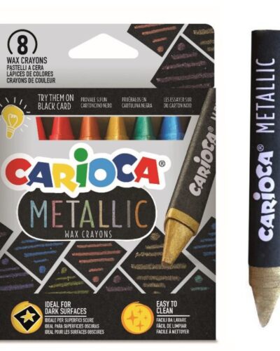 ΚΡΑΓΙΟΝ ΚΕΡΙΝΑ CARIOCA METALLIC 8 χρωμ.