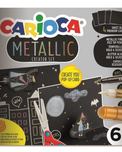 ΣΕΤ ΖΩΓΡΑΦΙΚΗΣ CARIOCA METALLIC POP UP CREATOR