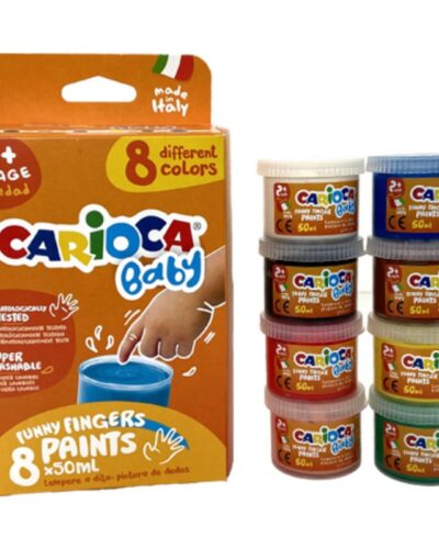 ΔΑΚΤΥΛΟΜΠΟΓΙΕΣ CARIOCA BABY (2+)  8χρωμ x 50ml