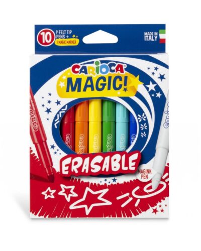 ΜΑΡΚΑΔΟΡΟΙ CARIOCA MAGIC ERASABLE 9+1 τεμ.