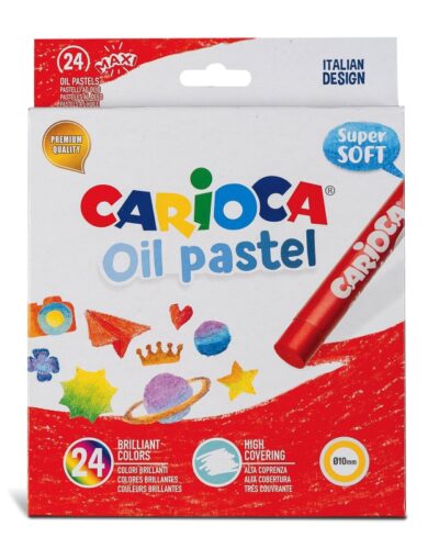 ΚΡΑΓΙΟΝ ΛΑΔΟΠΑΣΤΕΛ CARIOCA ΣΕΤ 24 χρωμ.