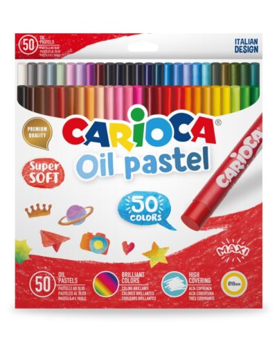 ΚΡΑΓΙΟΝ ΛΑΔΟΠΑΣΤΕΛ CARIOCA ΣΕΤ 50 χρωμ.